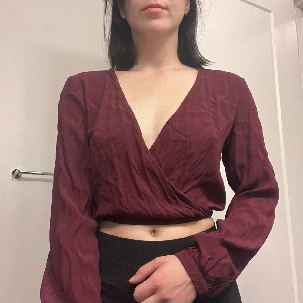 MINKPINK Long Sleeve Crop
